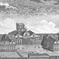 A budai várpalota a 18. században - Mansfeld metszete